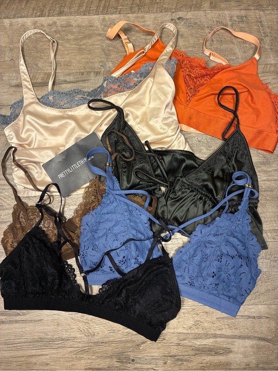 Free People aerie Other - Free People aerie Pretty Little Thing Urban Outfitters 6 Bralettes Satin Lace